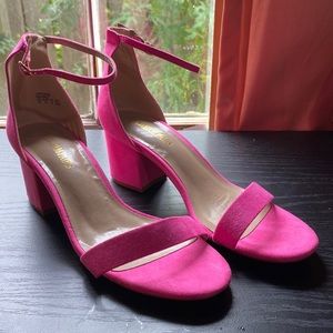 Hot pink heels